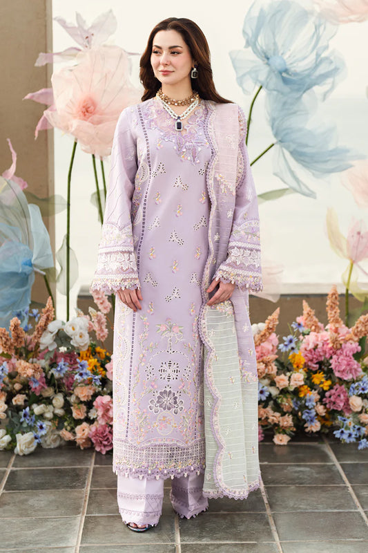 Pure Lawn Lilac Chickenkari Dress : WW279