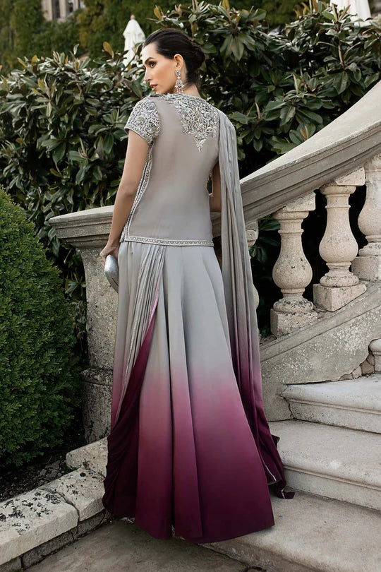 Premium Silk Embroidered Wedding Dress - WW384