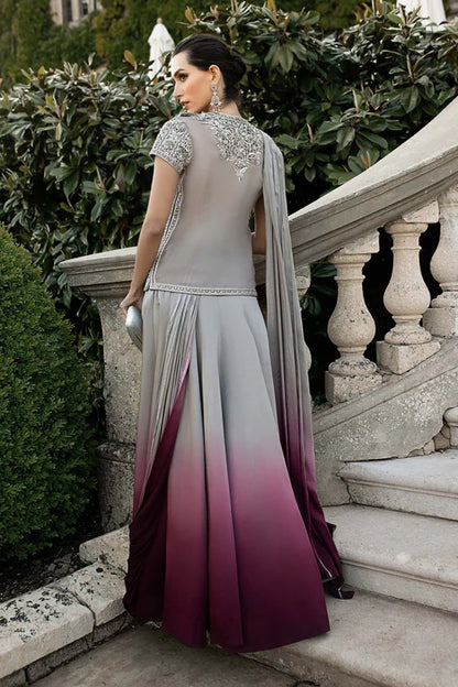 Premium Silk Embroidered Wedding Dress - WW384