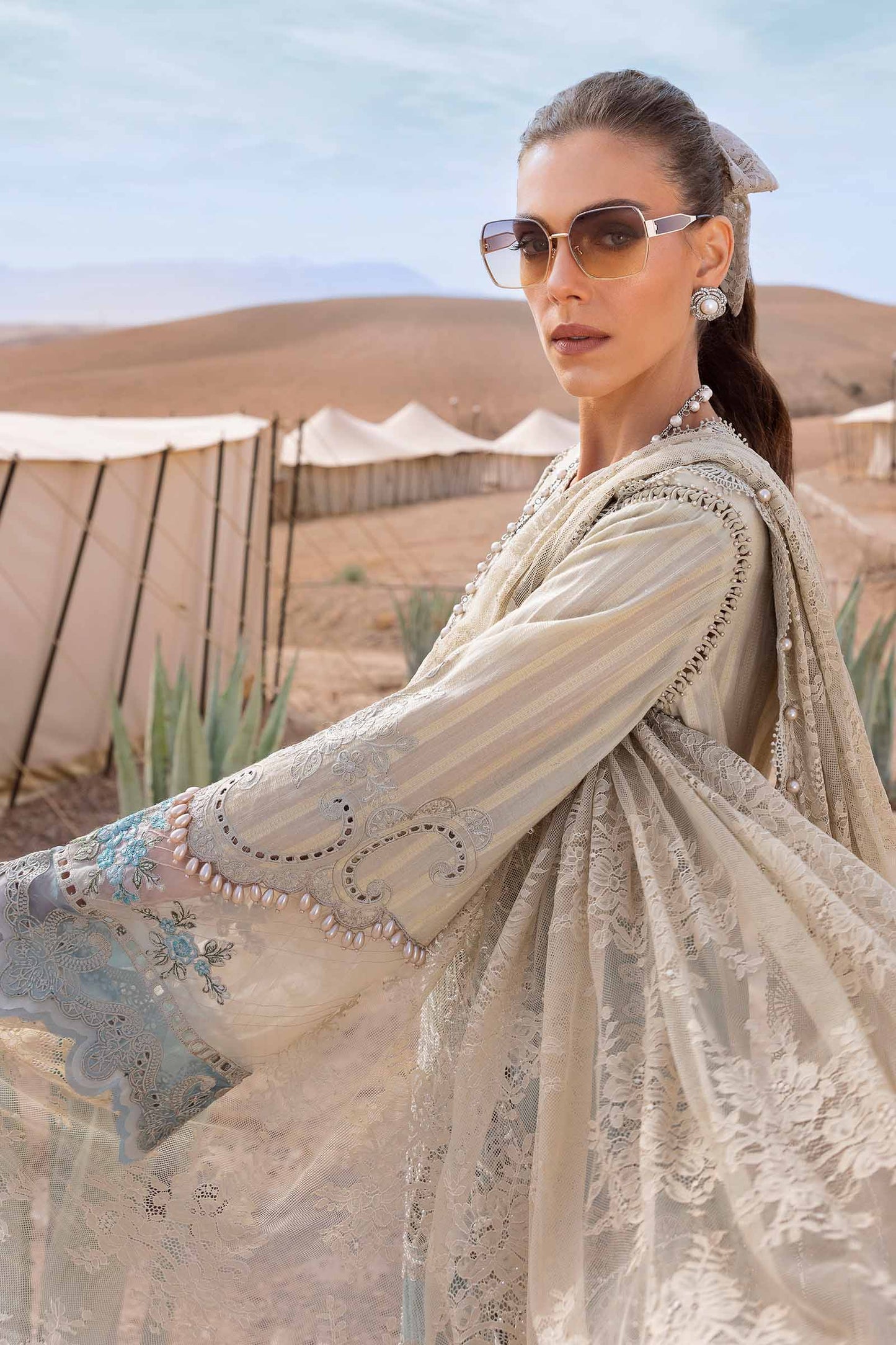 Pure Lawn Embroidered Eid Outfit - LL421