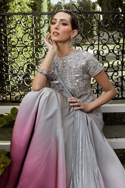 Premium Silk Embroidered Wedding Dress - WW384