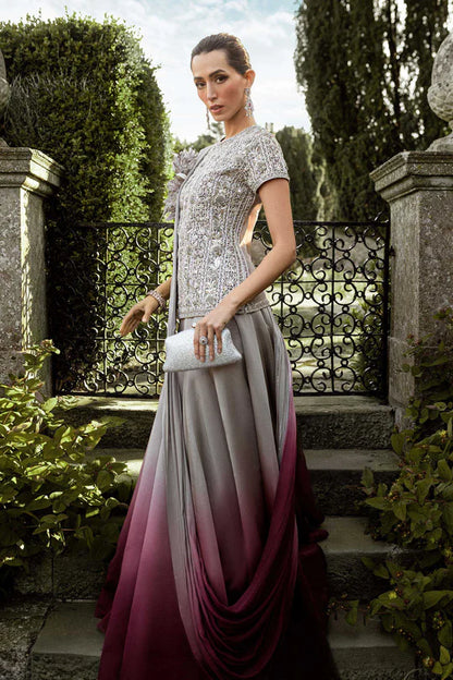Premium Silk Embroidered Wedding Dress - WW384