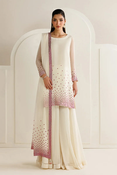 Pure Chiffon Embroidered Wedding Dress - WW504