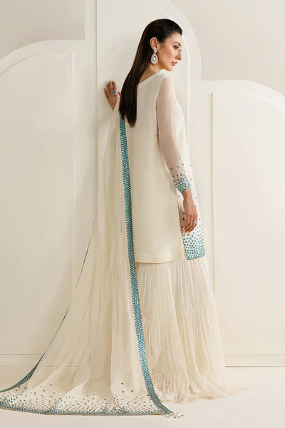 Pure Chiffon Embroidered Wedding Dress - WW505