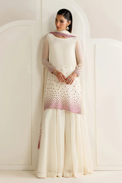 Pure Chiffon Embroidered Wedding Dress - WW504