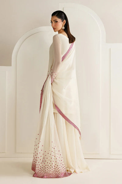 Pure Chiffon Embroidered Wedding Dress - WW504
