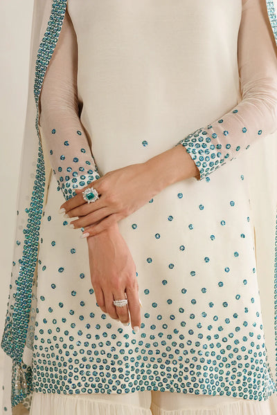 Pure Chiffon Embroidered Wedding Dress - WW505